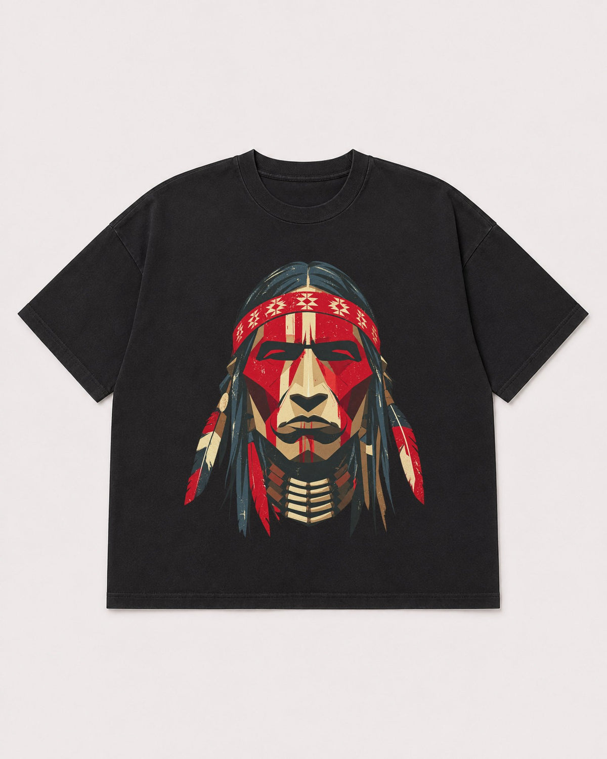 Mockup Boxy Heavyweight Tee Black product