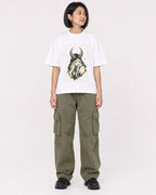 Mockup Boxy Heavyweight Tee White female full-body 32