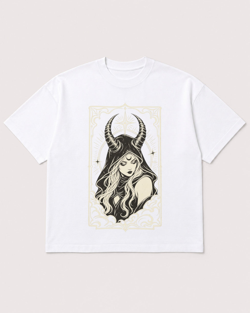 Mockup Boxy Heavyweight Tee White product
