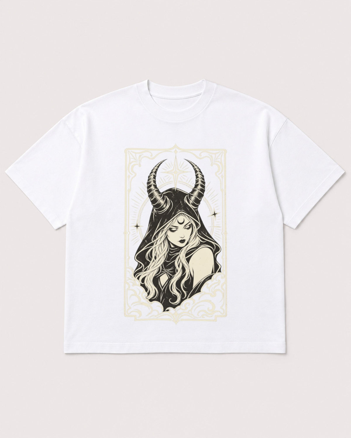 Mockup Boxy Heavyweight Tee White product