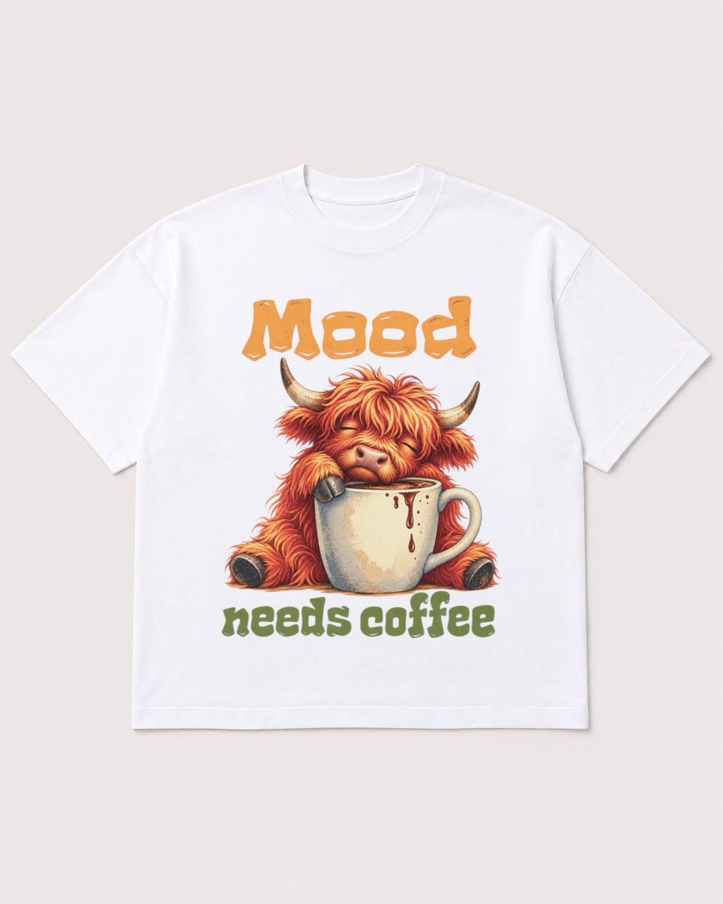 Mockup Boxy Heavyweight Tee White product