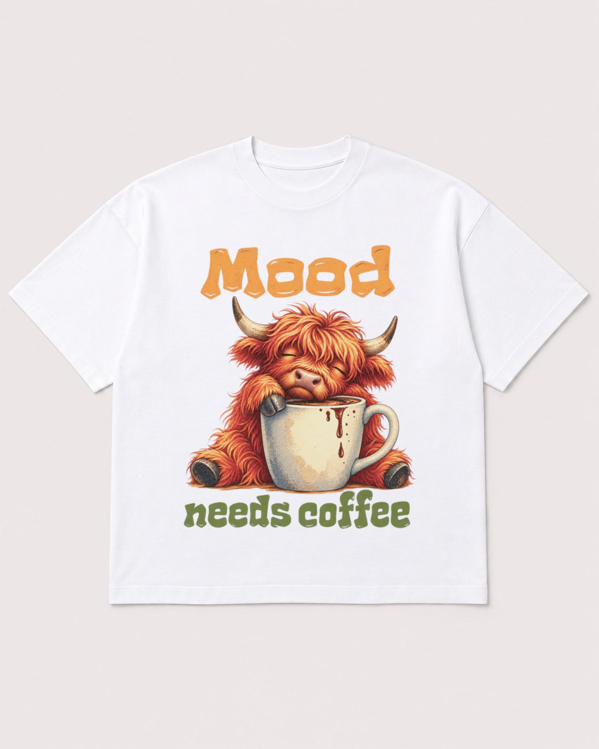 Mockup Boxy Heavyweight Tee White product