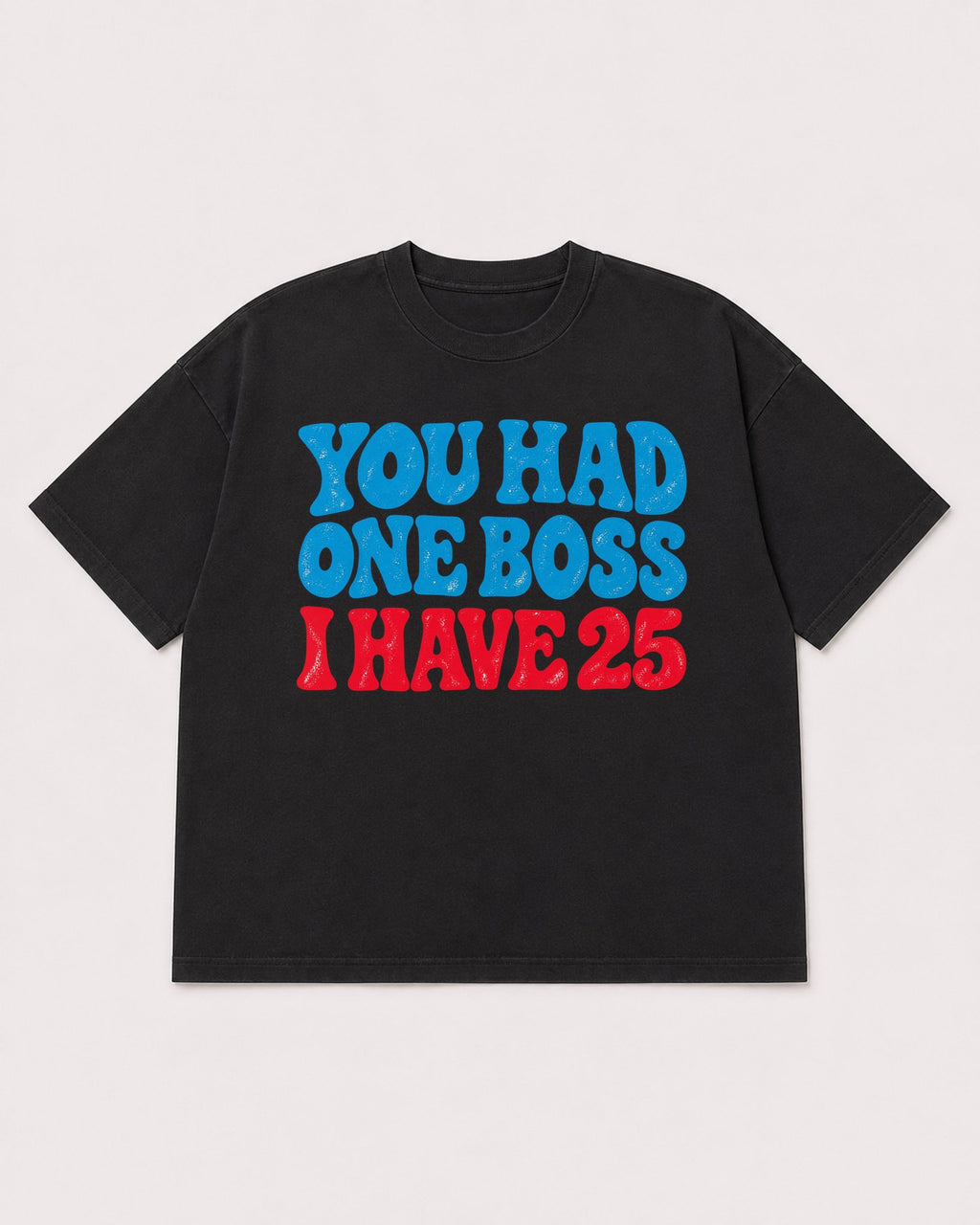 Mockup Boxy Heavyweight Tee Black product