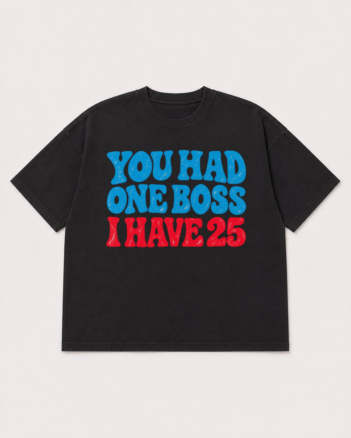 Mockup Boxy Heavyweight Tee Black product