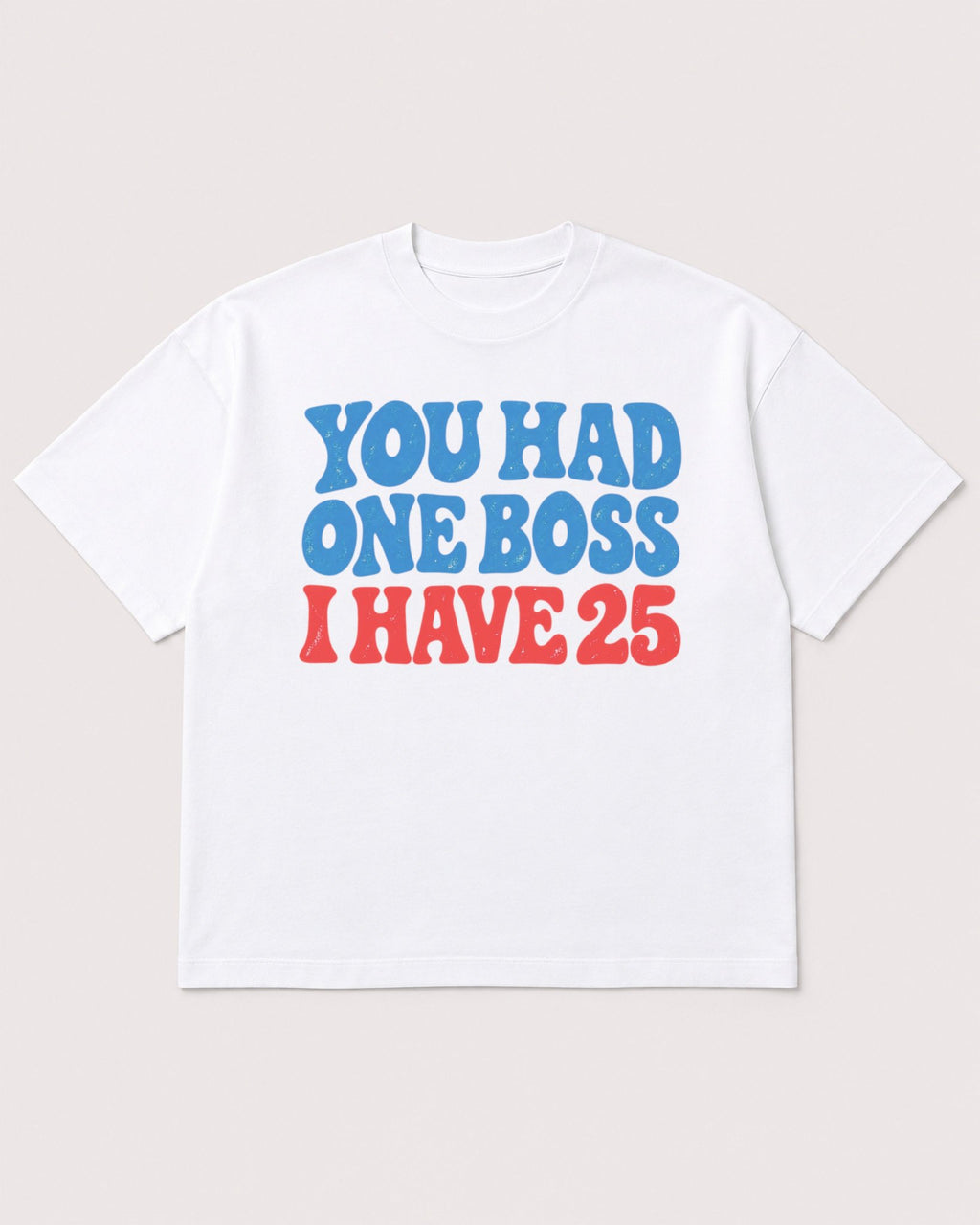 Mockup Boxy Heavyweight Tee White product