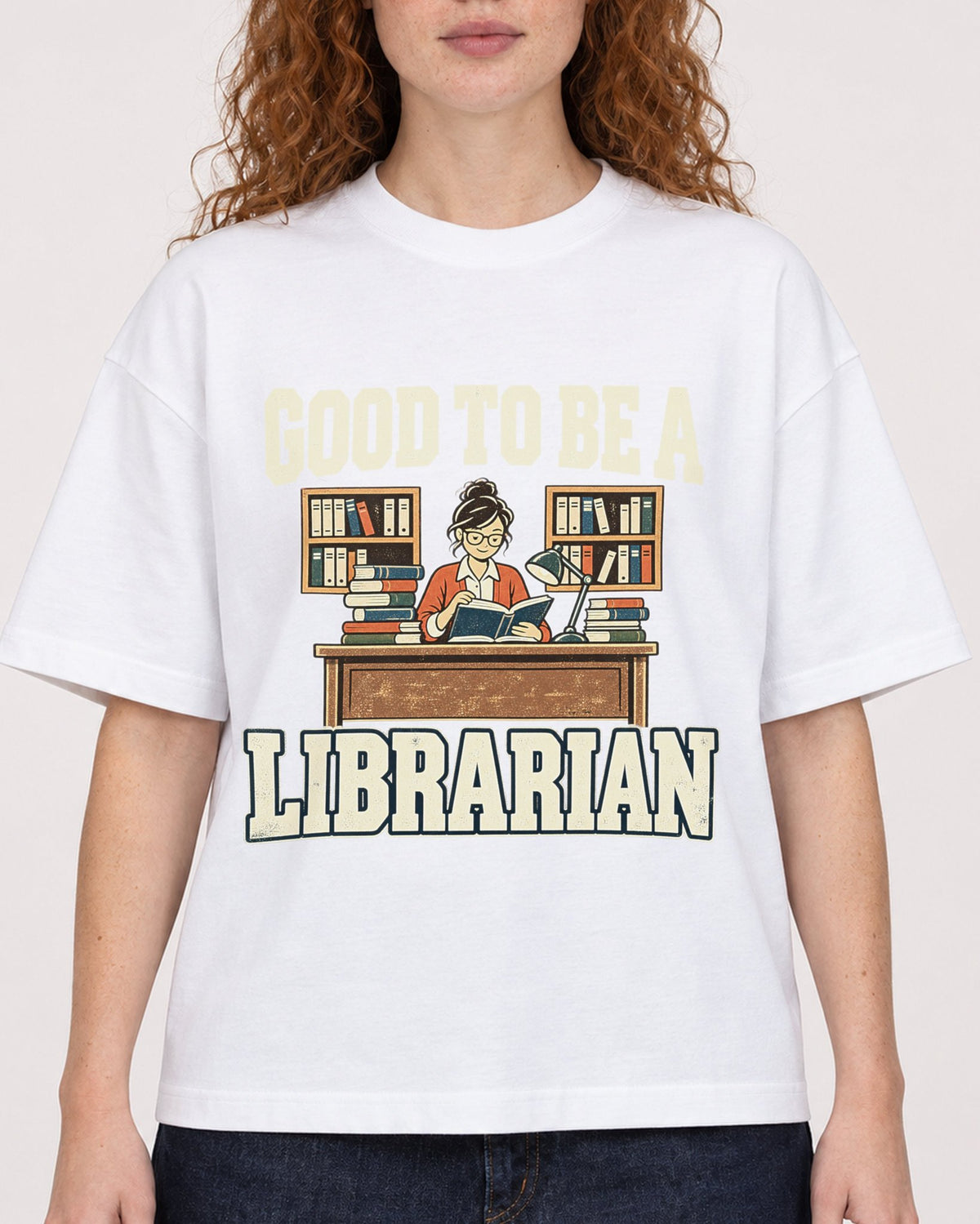 Mockup Boxy Heavyweight Tee White female close-up 09
