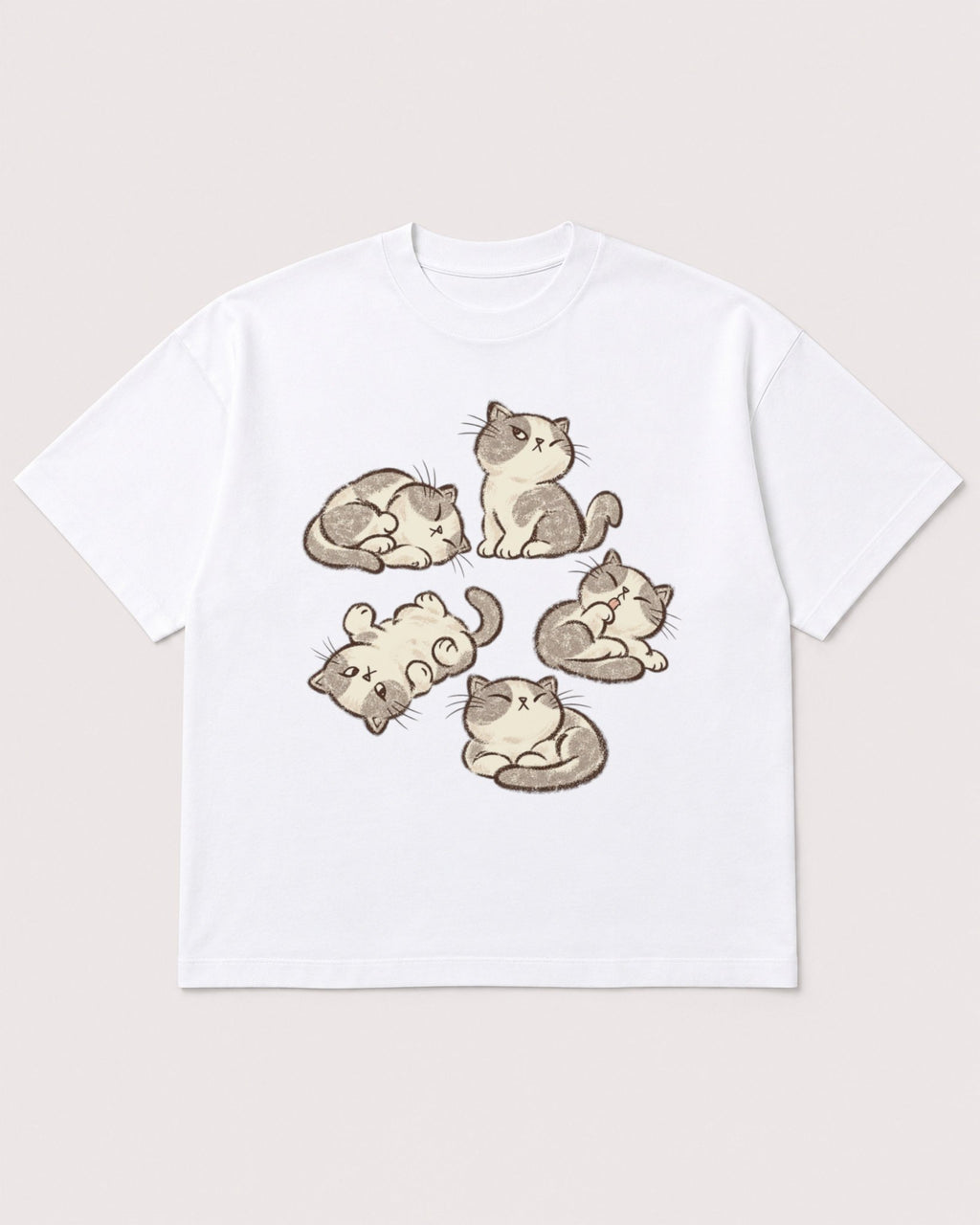 Mockup Boxy Heavyweight Tee White product
