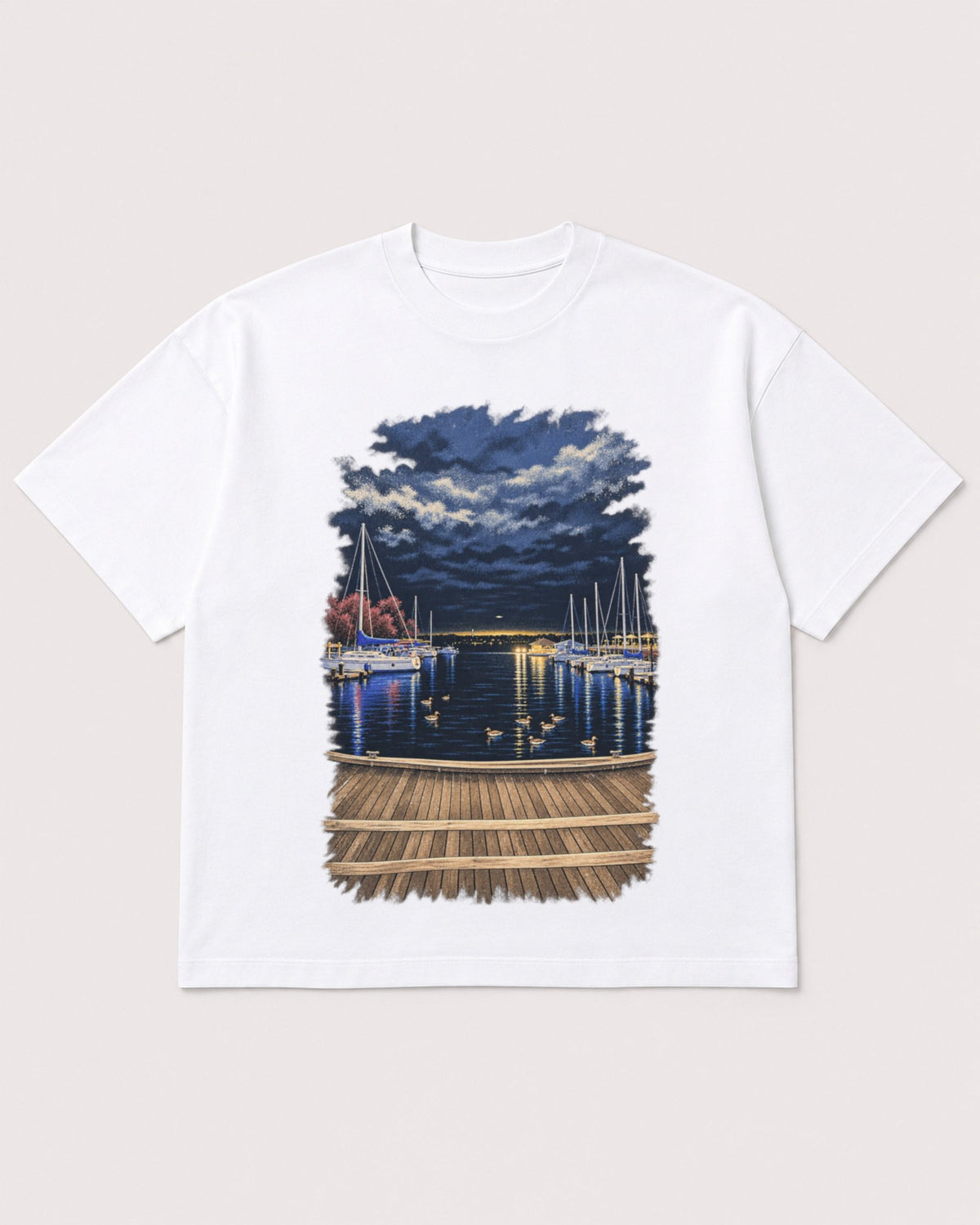 Mockup Boxy Heavyweight Tee White product