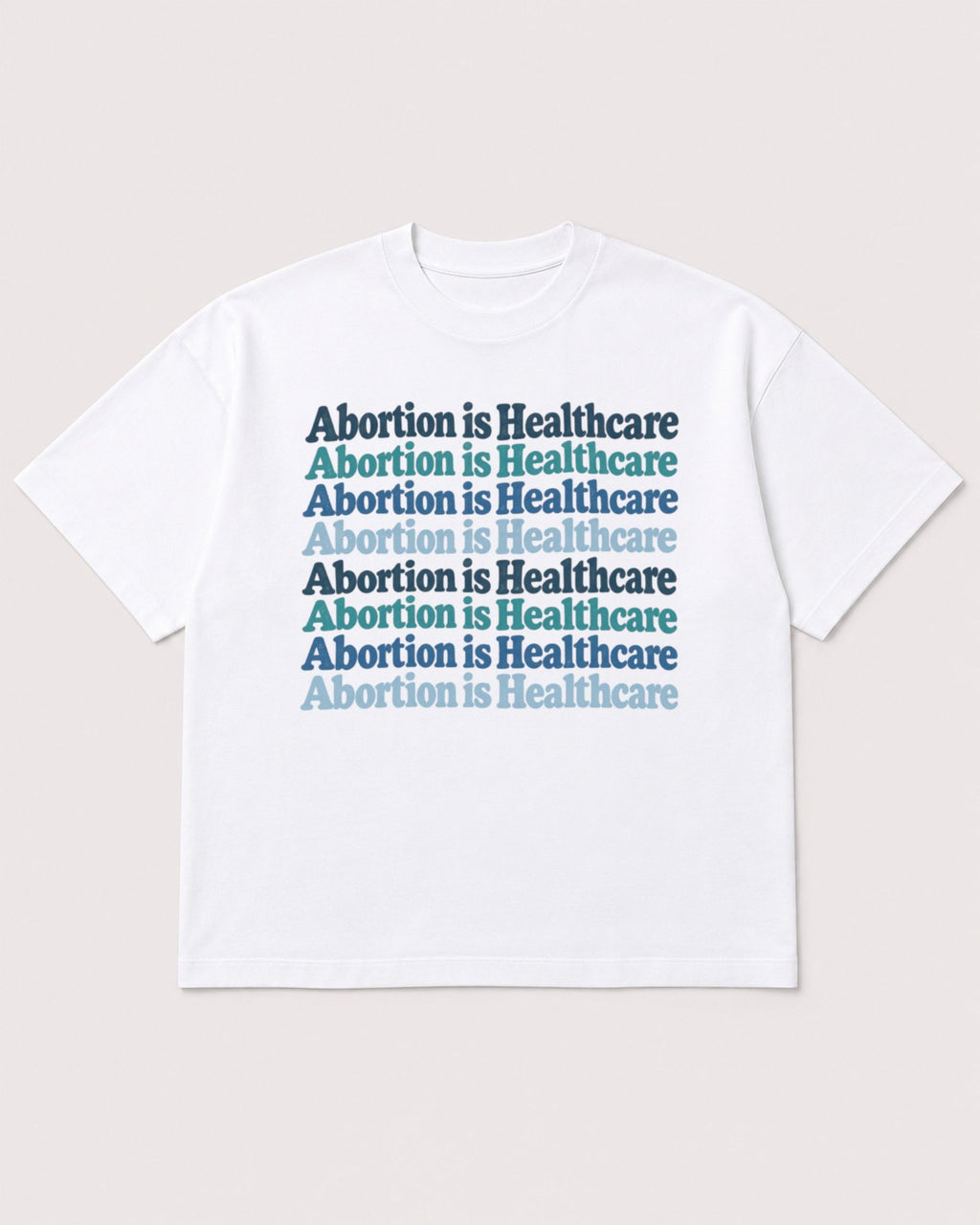 Mockup Boxy Heavyweight Tee White product