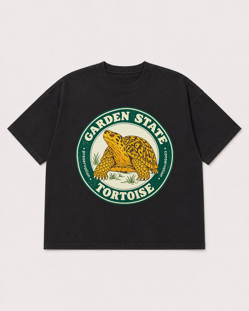 Mockup Boxy Heavyweight Tee Black product