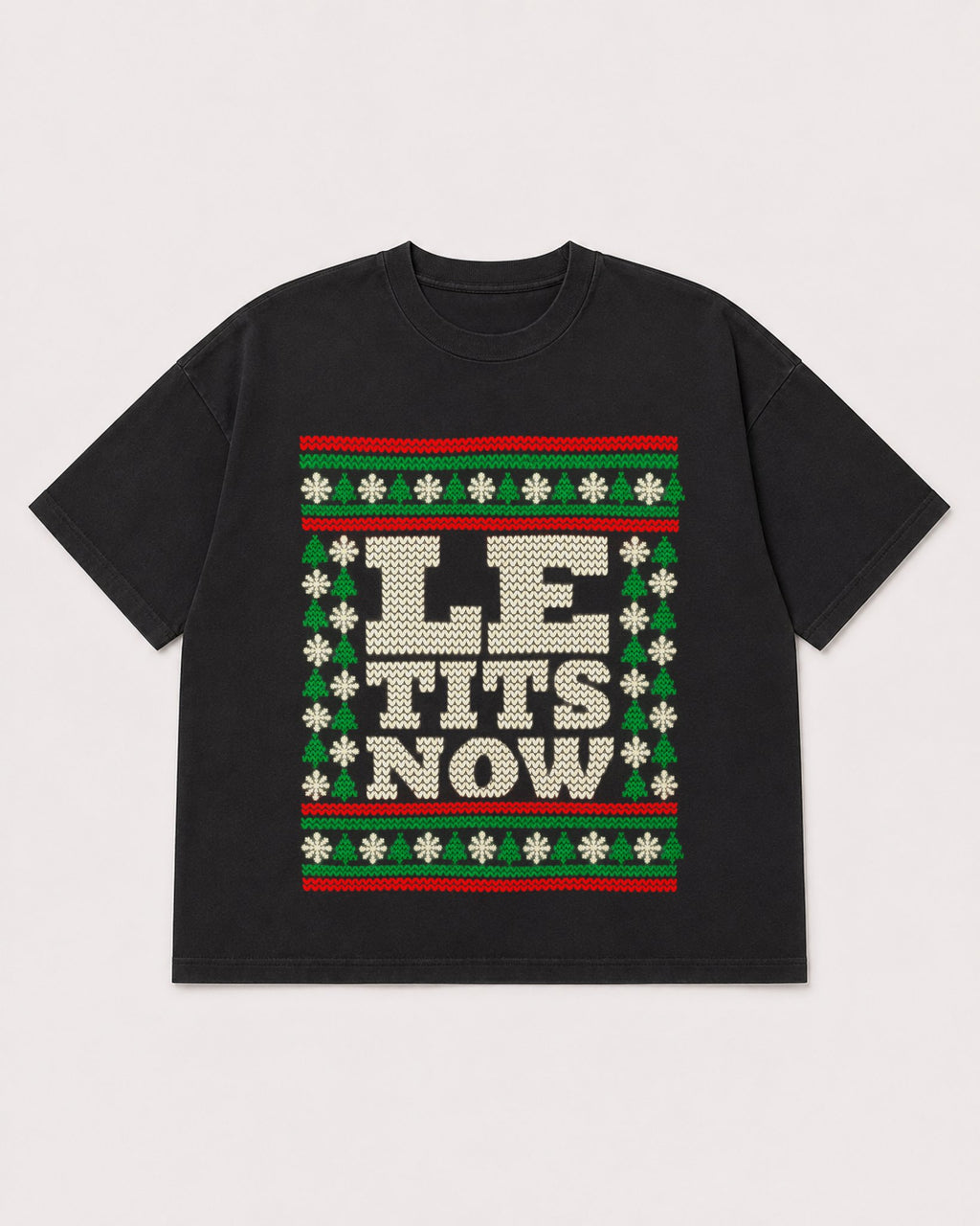 Mockup Boxy Heavyweight Tee Black product