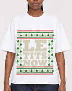 Mockup Boxy Heavyweight Tee White female close-up 44