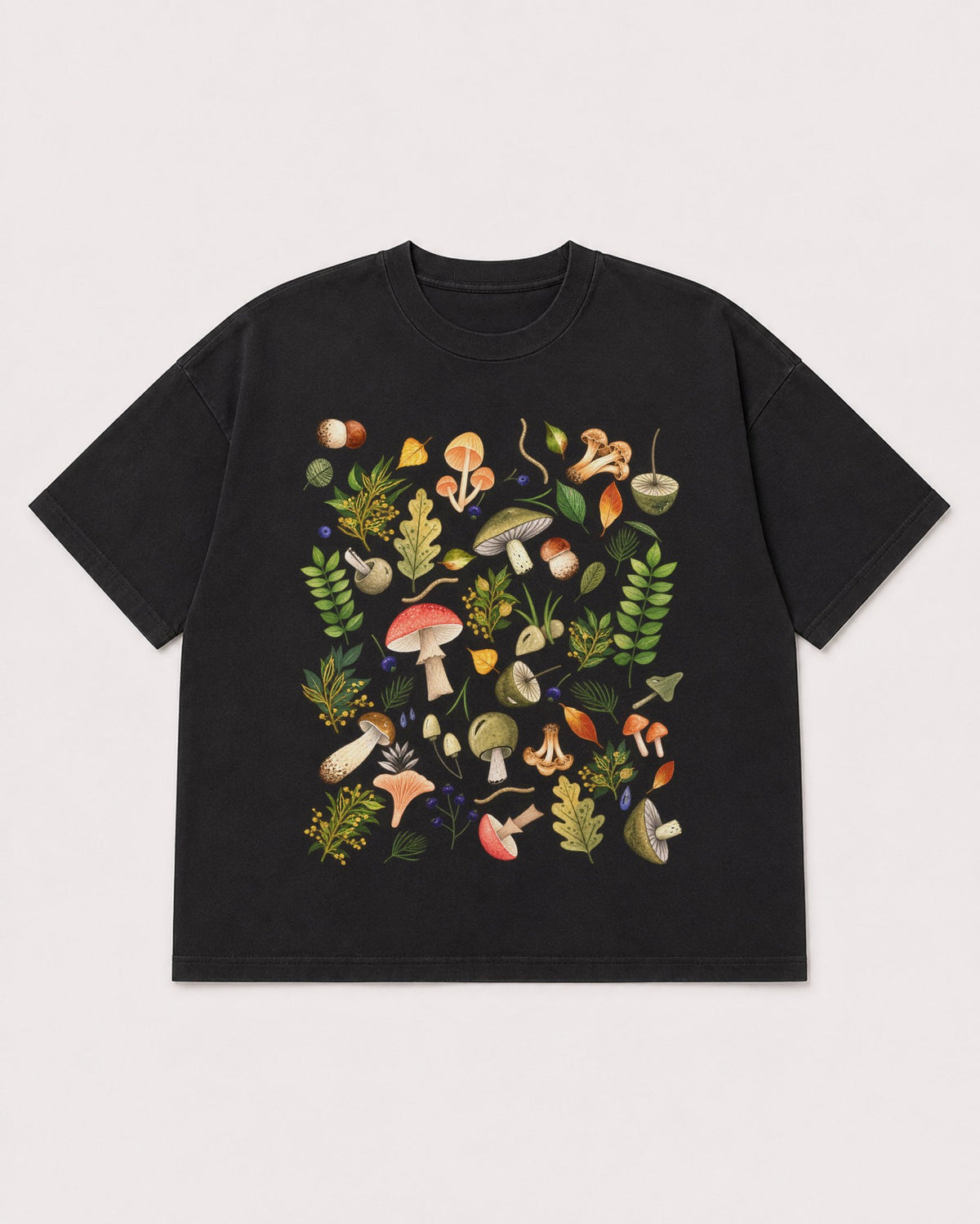 Mockup Boxy Heavyweight Tee Black product