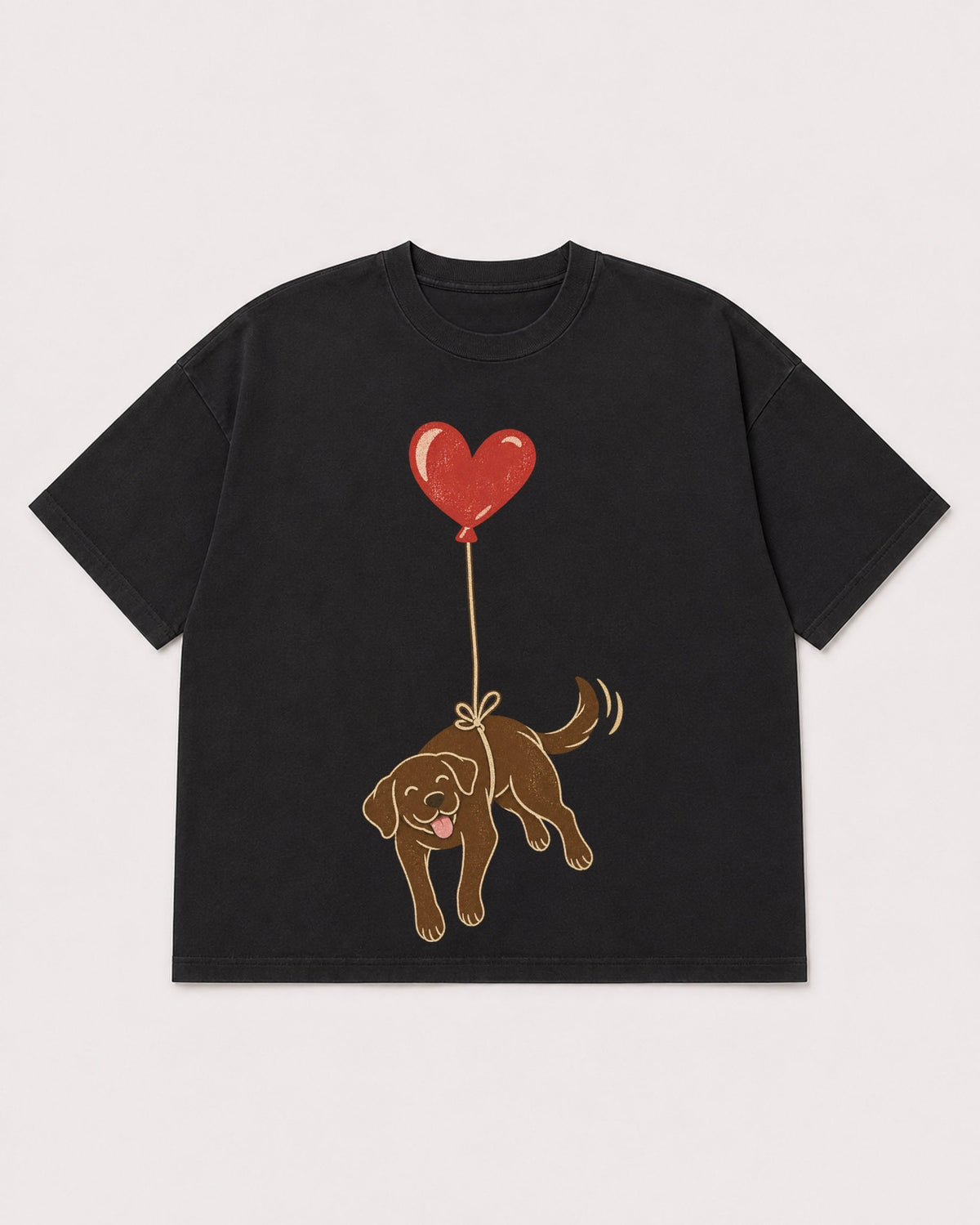 Mockup Boxy Heavyweight Tee Black product