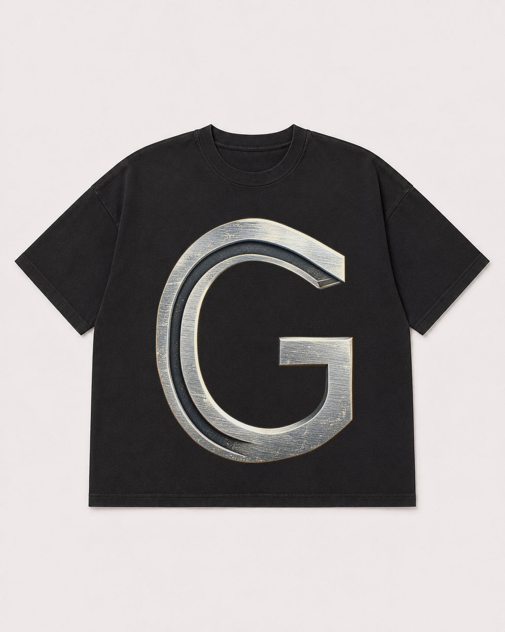 Mockup Boxy Heavyweight Tee Black product