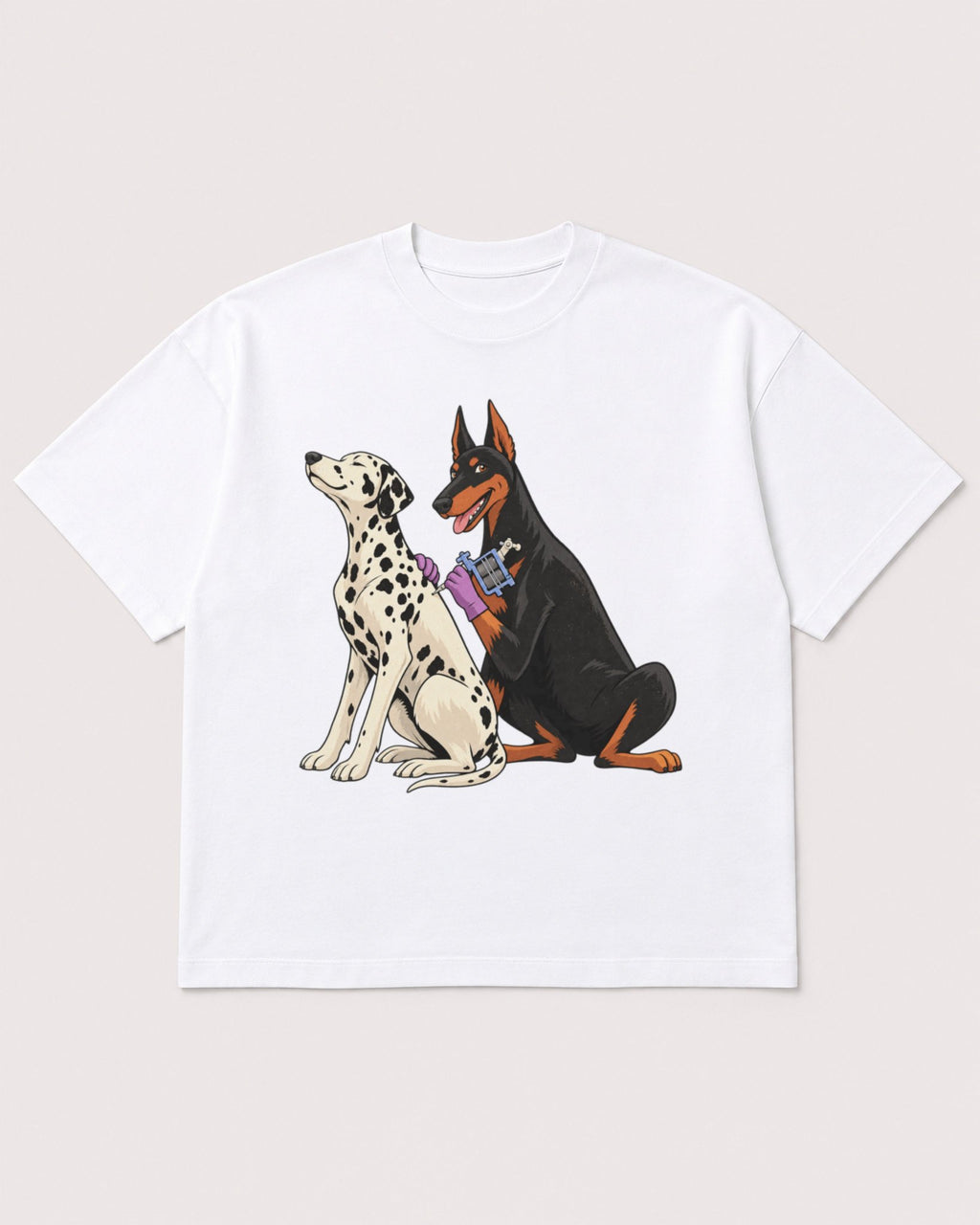 Mockup Boxy Heavyweight Tee White product