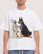 Mockup Boxy Heavyweight Tee White male close-up 38