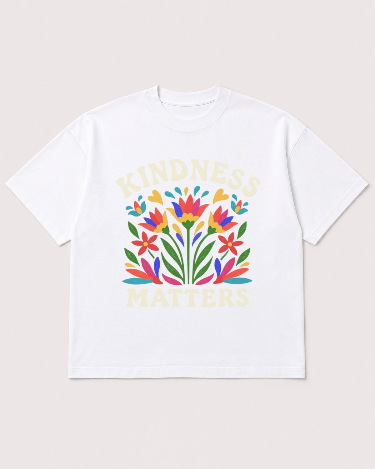 Mockup Boxy Heavyweight Tee White product