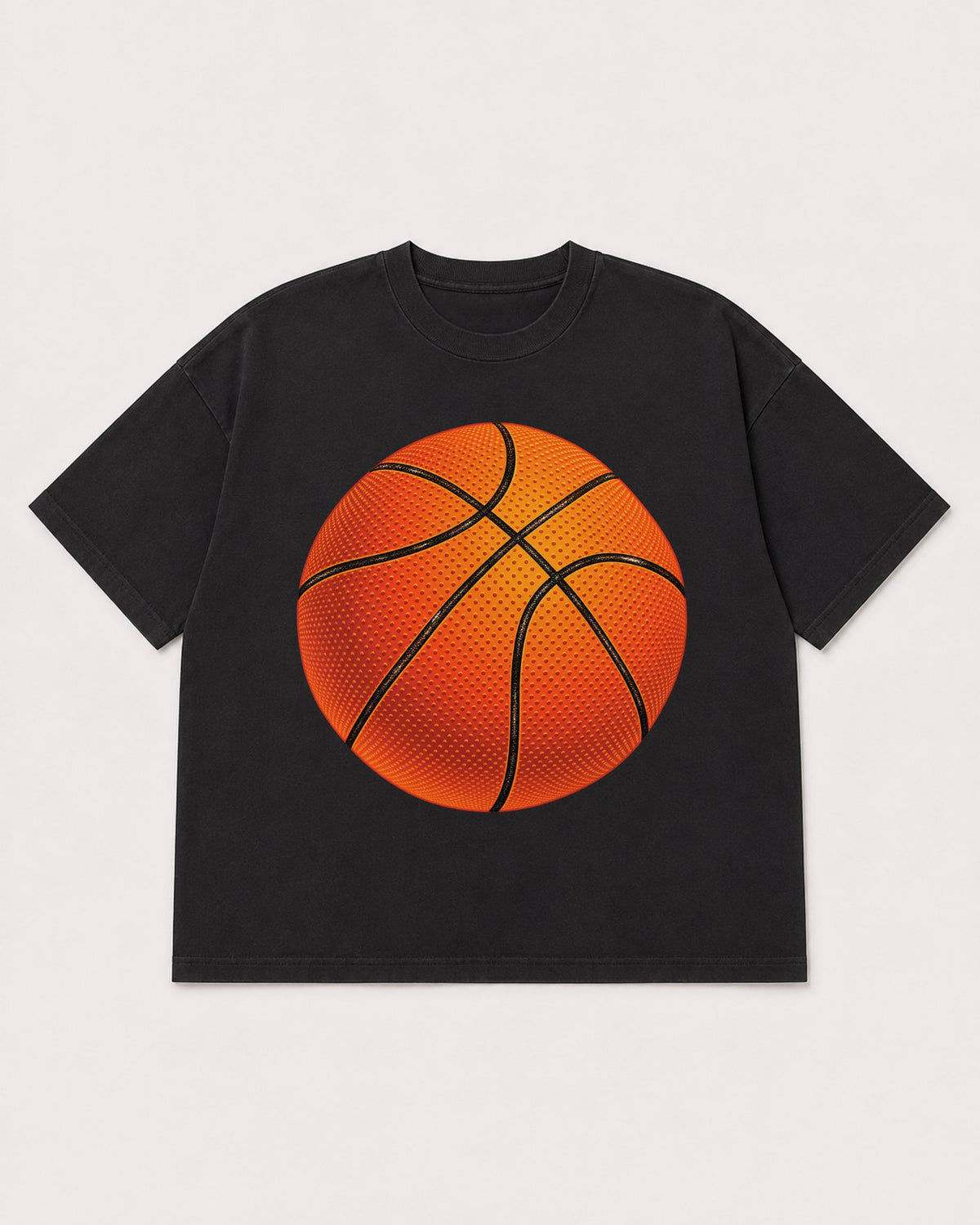 Mockup Boxy Heavyweight Tee Black product