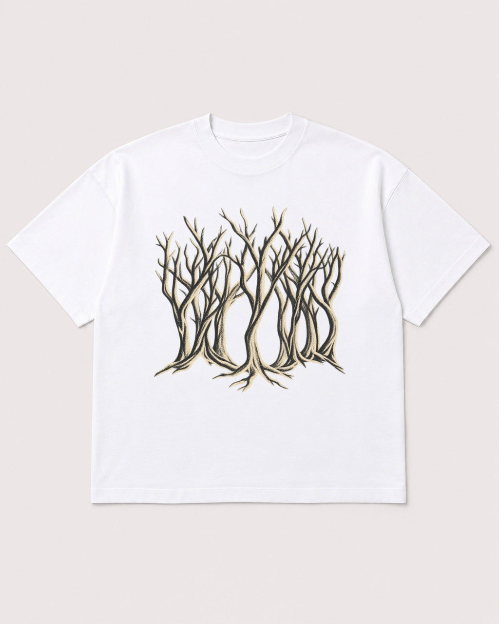 Mockup Boxy Heavyweight Tee White product