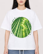 Mockup Boxy Heavyweight Tee White female close-up 01