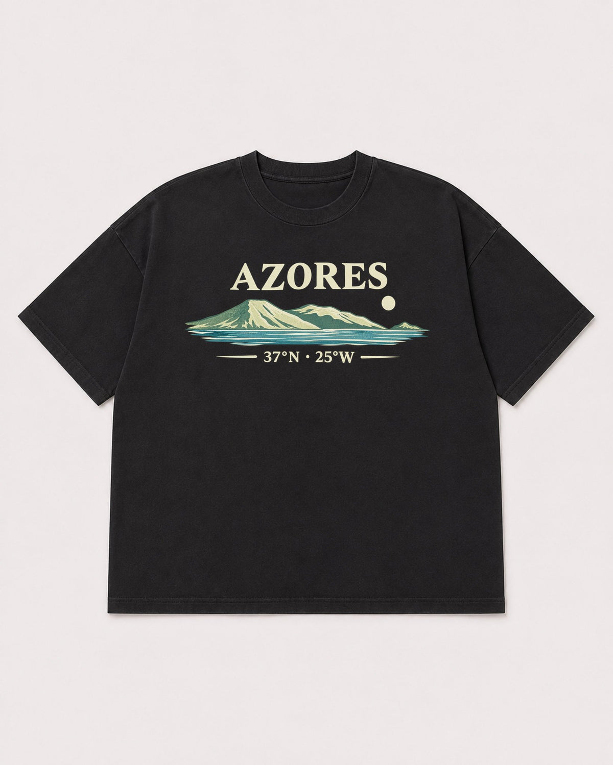 Mockup Boxy Heavyweight Tee Black product