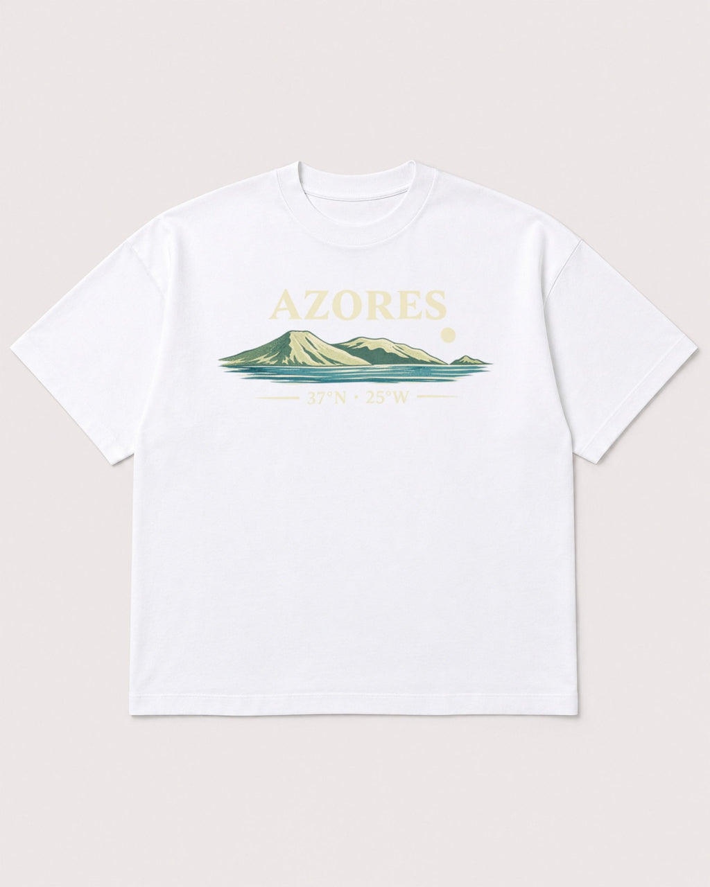 Mockup Boxy Heavyweight Tee White product