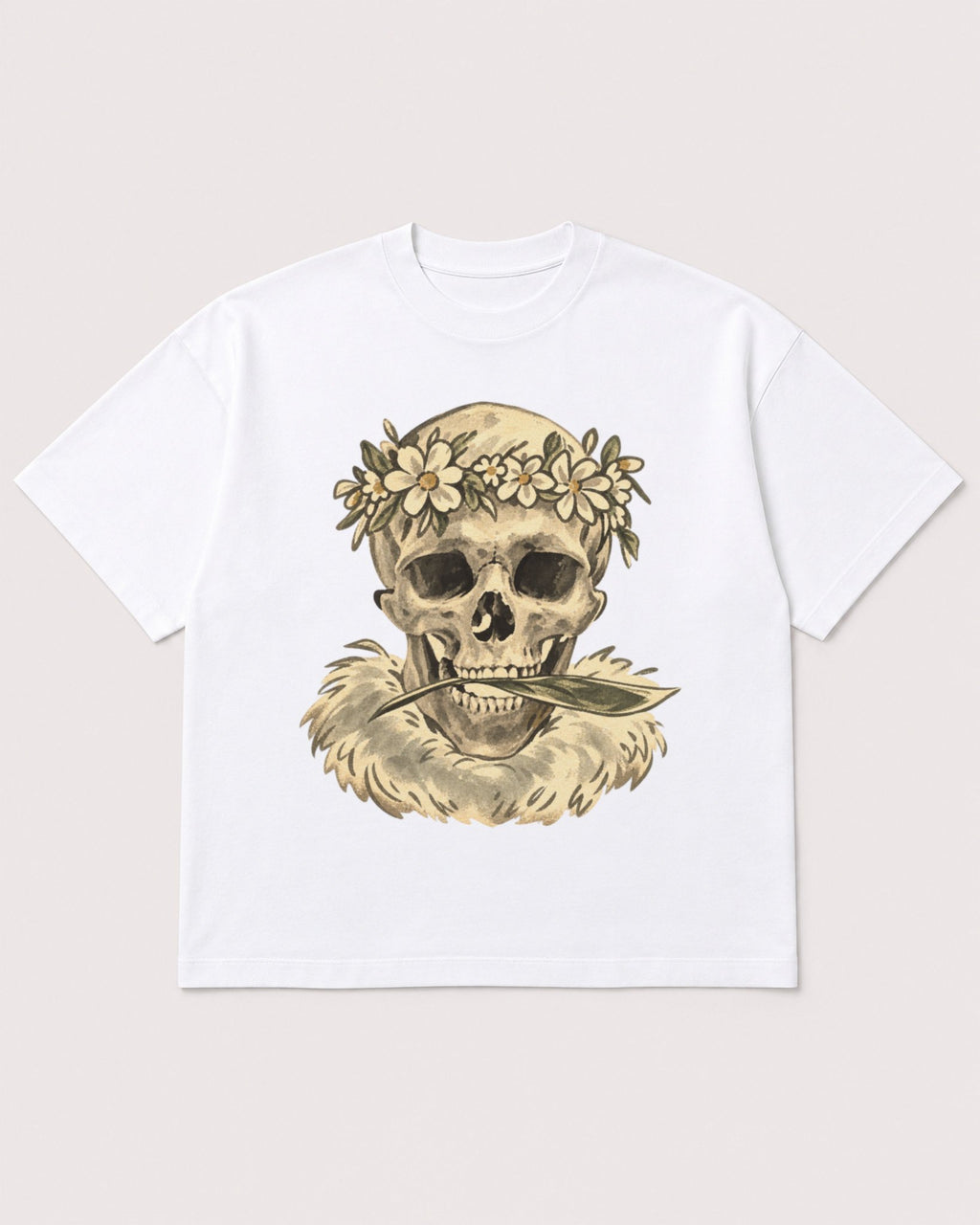 Mockup Boxy Heavyweight Tee White product