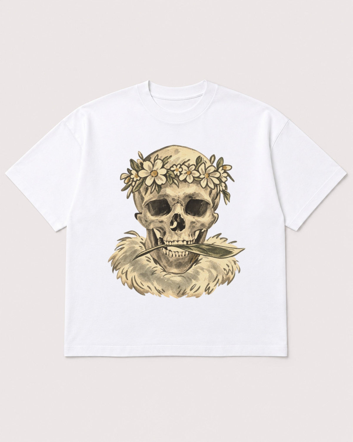 Mockup Boxy Heavyweight Tee White product
