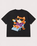 Mockup Boxy Heavyweight Tee Black product