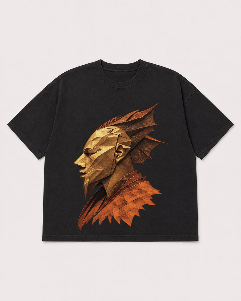 Mockup Boxy Heavyweight Tee Black product