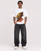 Mockup Boxy Heavyweight Tee White male full-body 05
