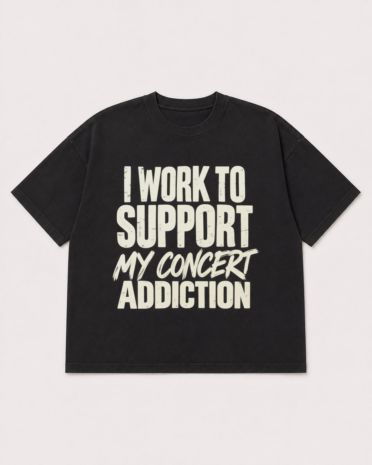 Mockup Boxy Heavyweight Tee Black product