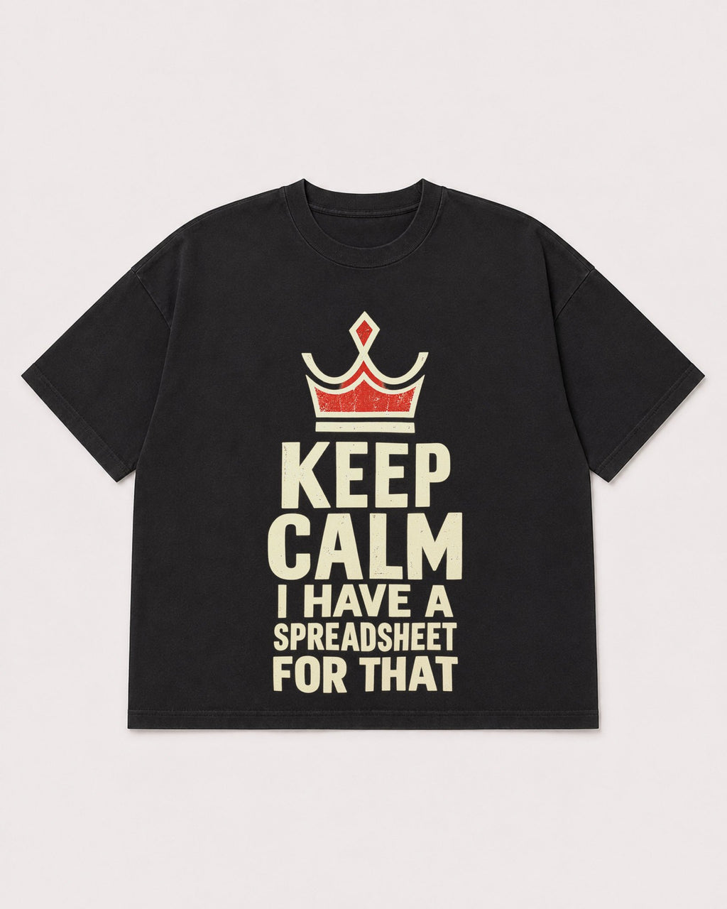 Mockup Boxy Heavyweight Tee Black product