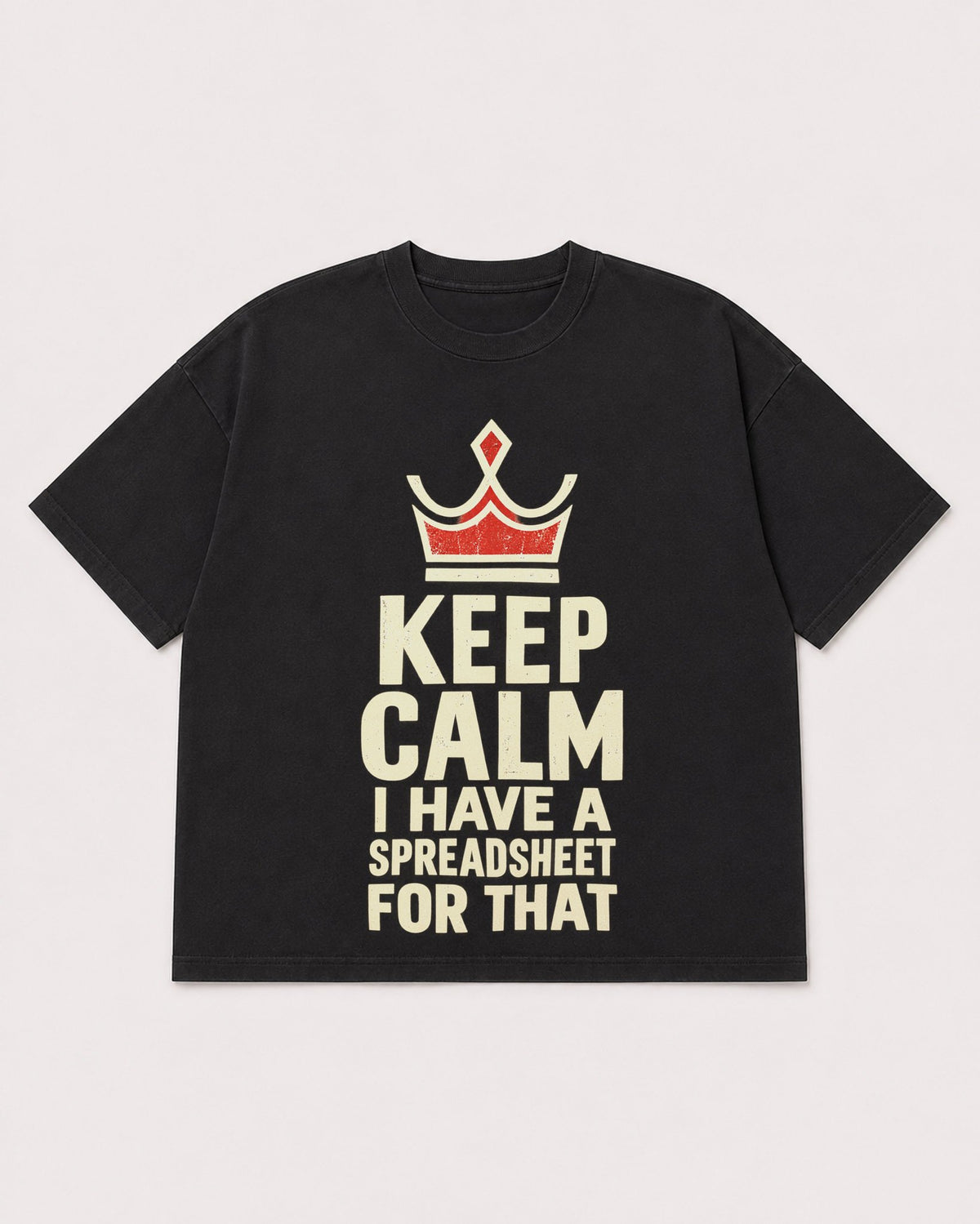 Mockup Boxy Heavyweight Tee Black product