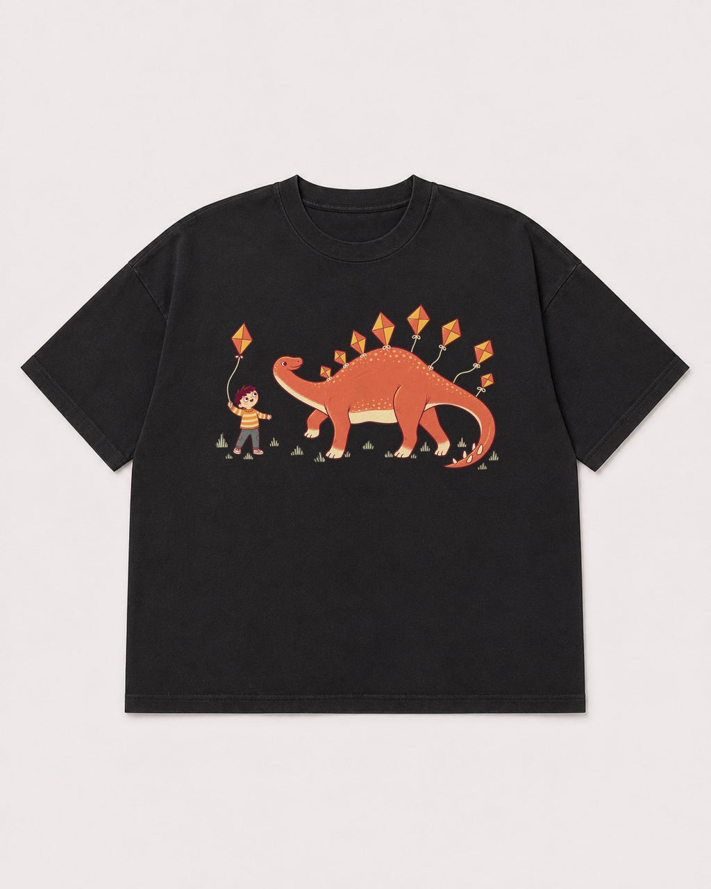 Mockup Boxy Heavyweight Tee Black product