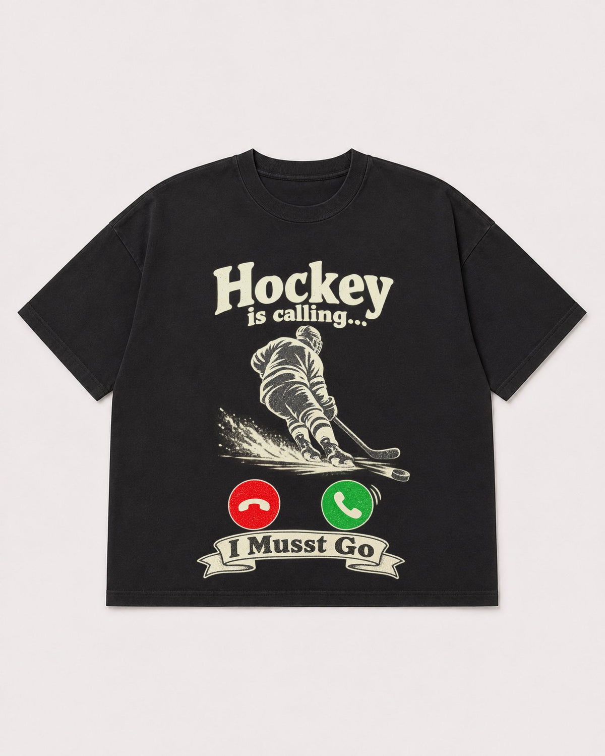 Mockup Boxy Heavyweight Tee Black product