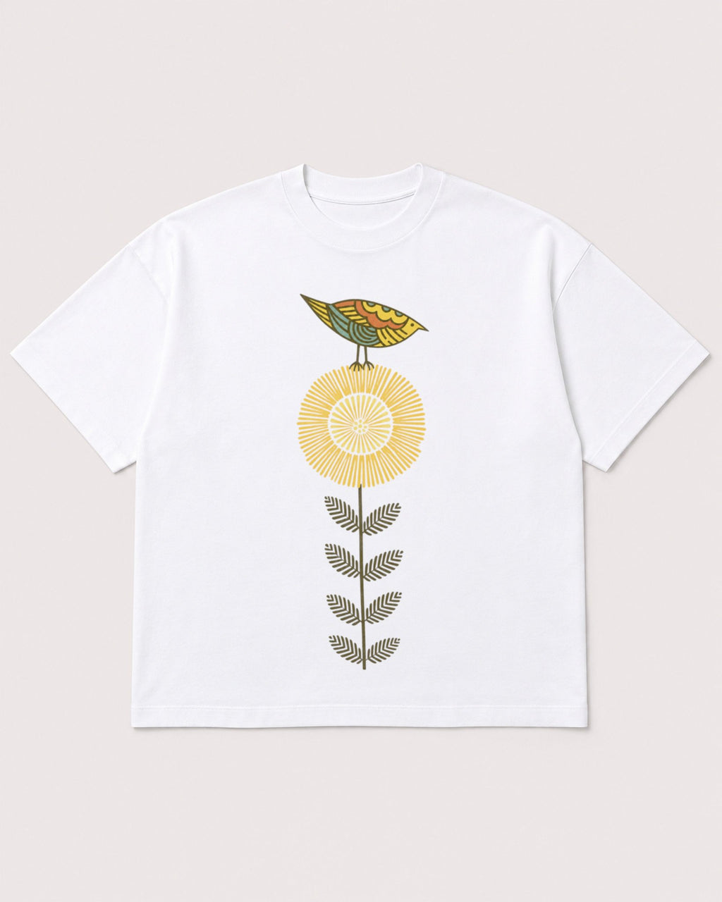 Mockup Boxy Heavyweight Tee White product