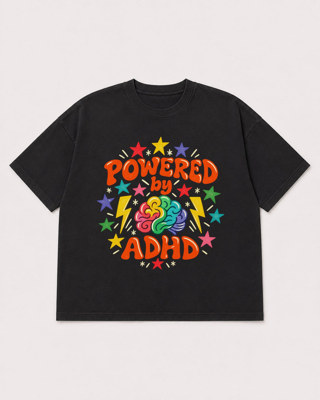 Mockup Boxy Heavyweight Tee Black product