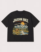Mockup Boxy Heavyweight Tee Black product