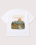 Mockup Boxy Heavyweight Tee White product