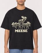 Mockup Boxy Heavyweight Tee Black male close-up 10
