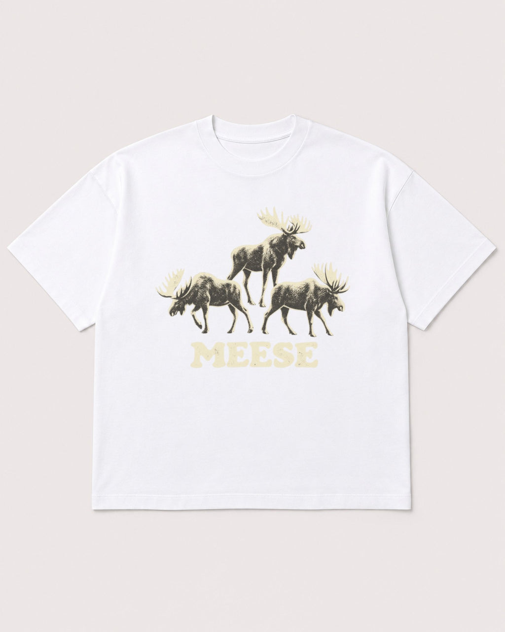 Mockup Boxy Heavyweight Tee White product