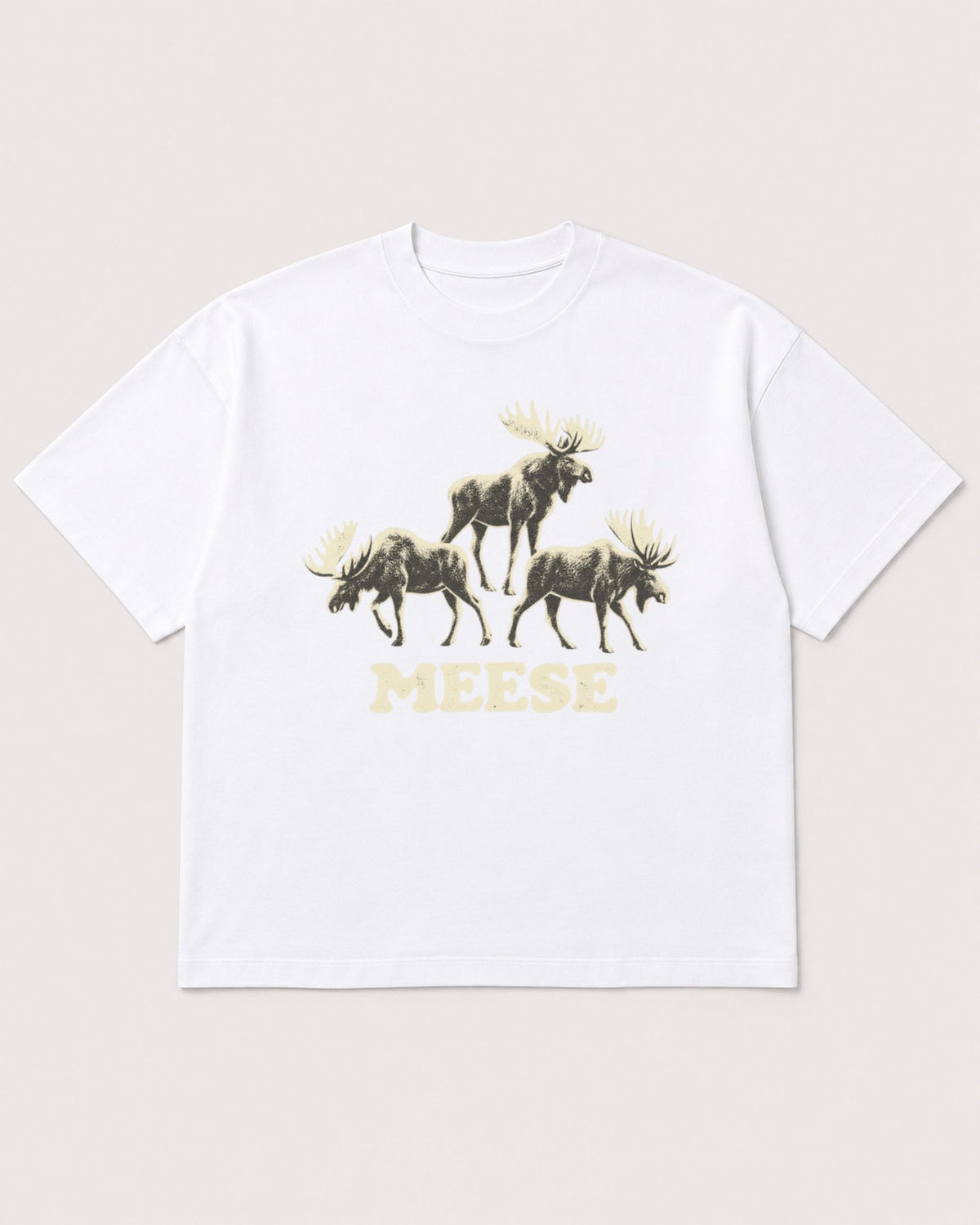 Mockup Boxy Heavyweight Tee White product