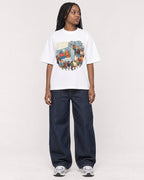 Mockup Boxy Heavyweight Tee White female full-body 04
