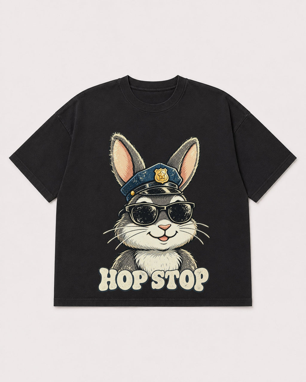 Mockup Boxy Heavyweight Tee Black product