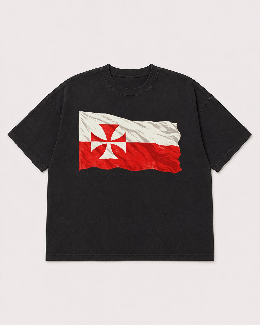 Mockup Boxy Heavyweight Tee Black product