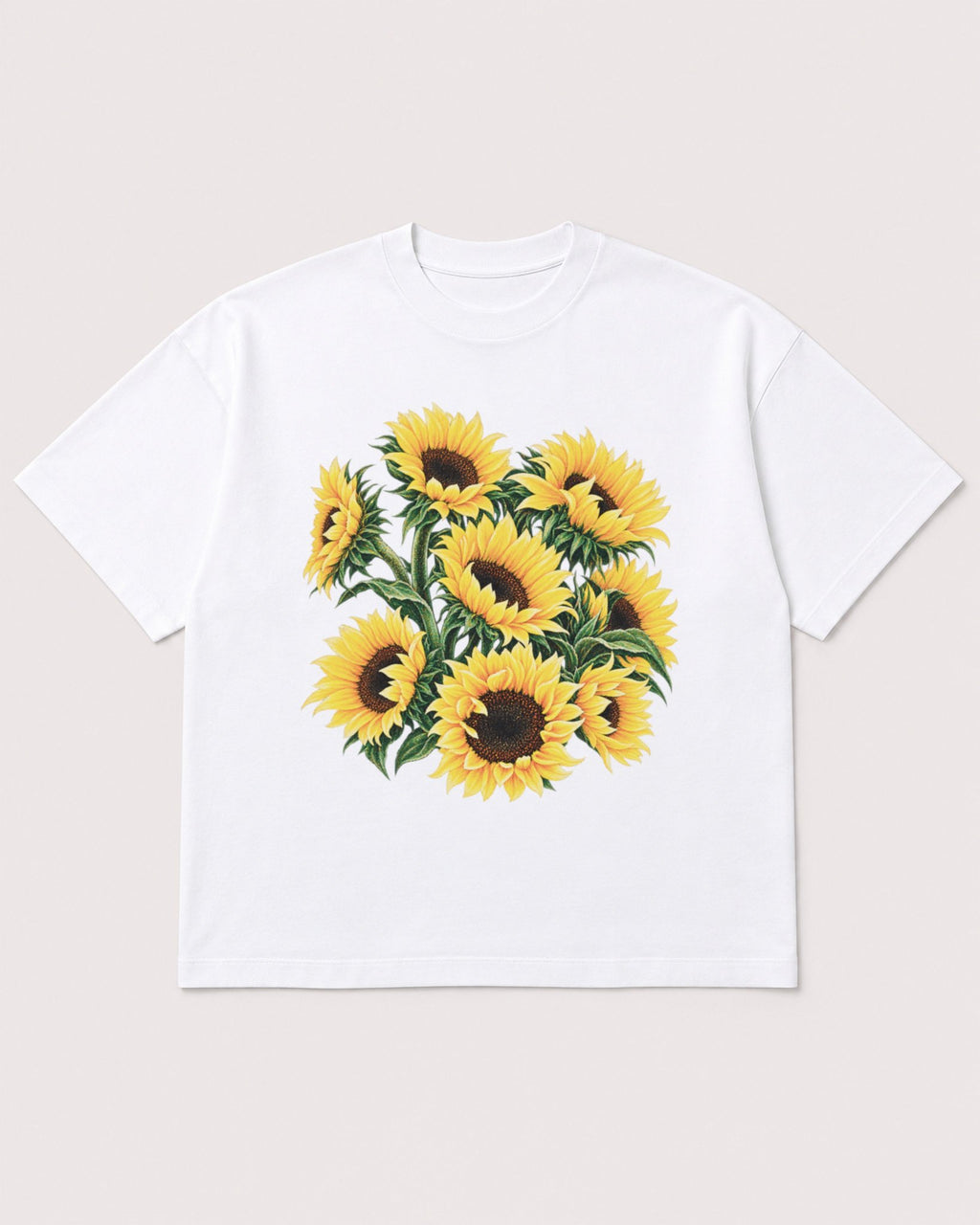 Mockup Boxy Heavyweight Tee White product