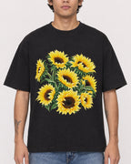 Mockup Boxy Heavyweight Tee Black male close-up 06