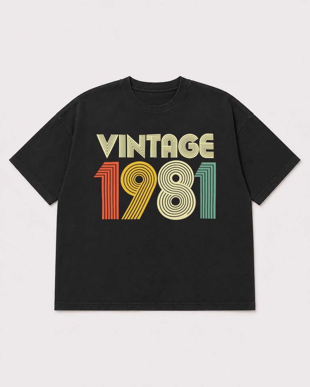 Mockup Boxy Heavyweight Tee Black product